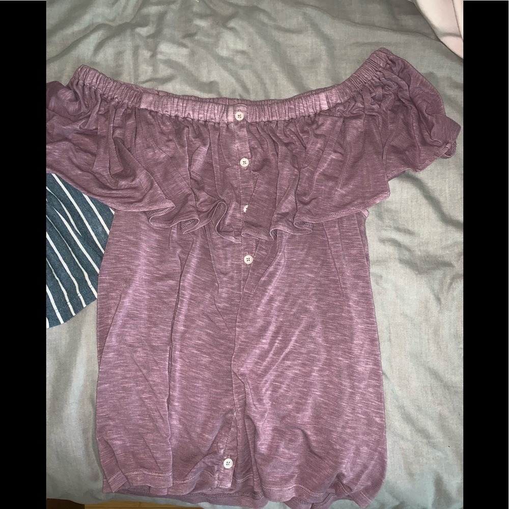 AMERICAN EAGLE Off- The- Shoulder Shirt